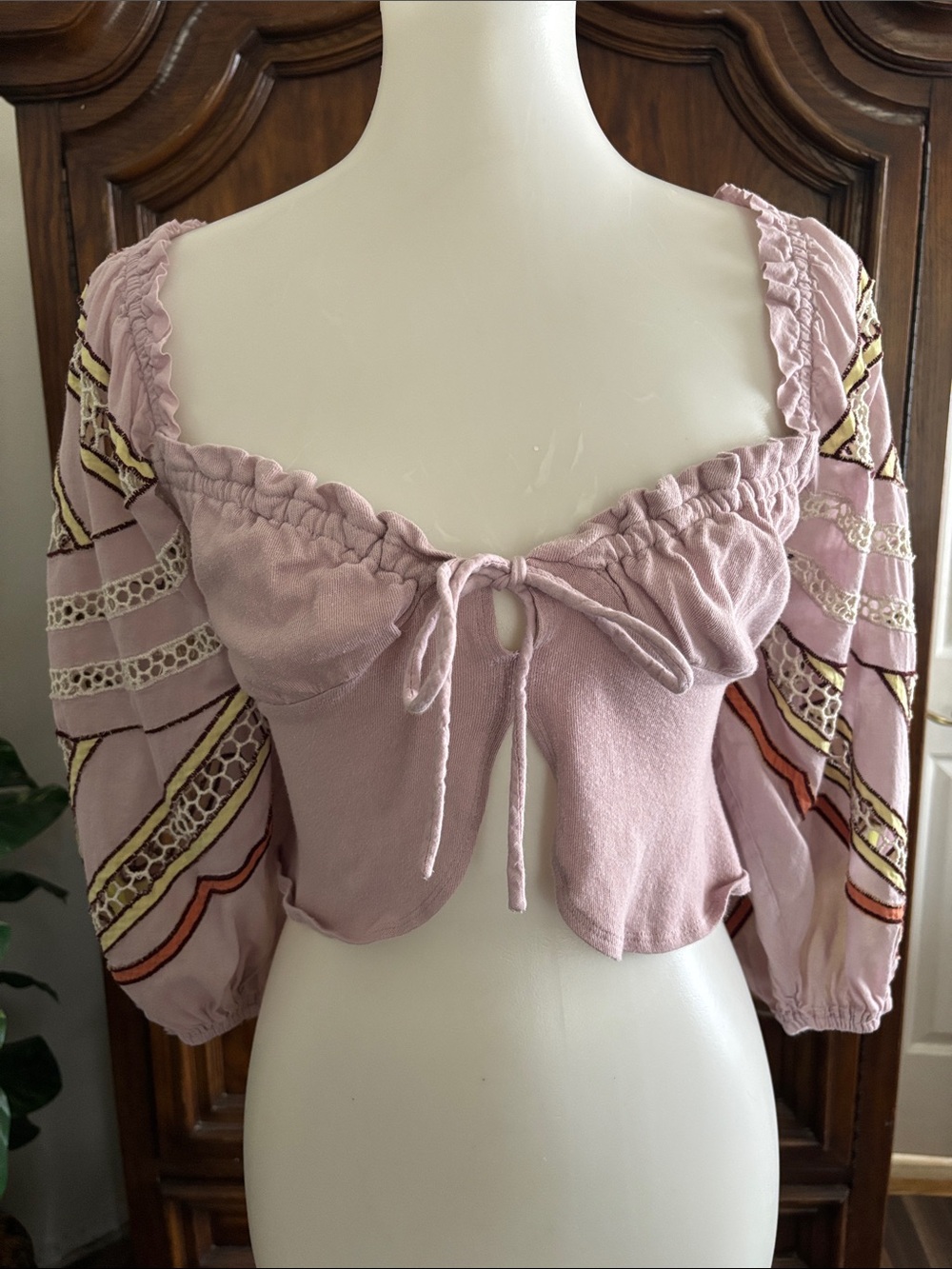 Free people sunrise sunset blouse top